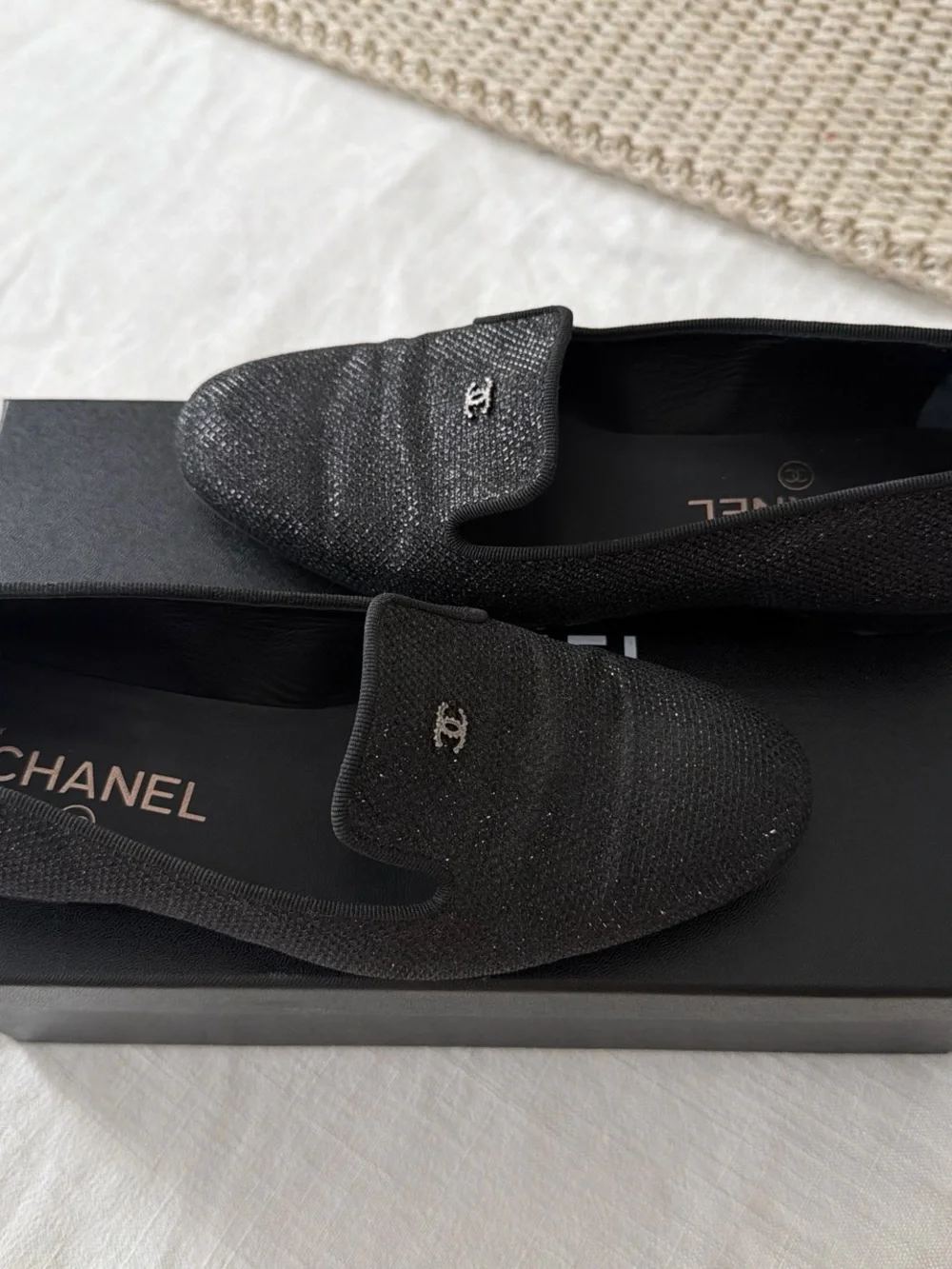 Chanel Black  Loafers - Women's Luxury Slip-On